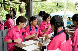 การเรียนรู้ผ่านประสบการณ์ย้อมสีคราม
